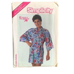 Simplicity 0017 Easy-To-Sew Womens Robe Sewing Pattern uncut